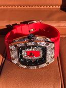 Richard Mille Jasper Diamond Dial on Red Iced Out