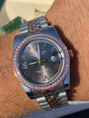 Rolex Datejust bicolor with Diamonds