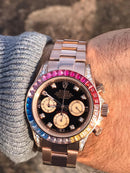 Rolex Everose Daytona Rainbow Iced Out