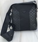 Armani full black Standard shoulder bag