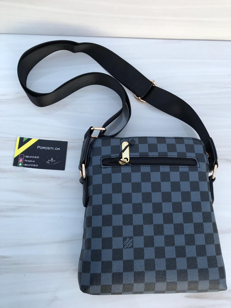LV black shoulder bag maison fonde