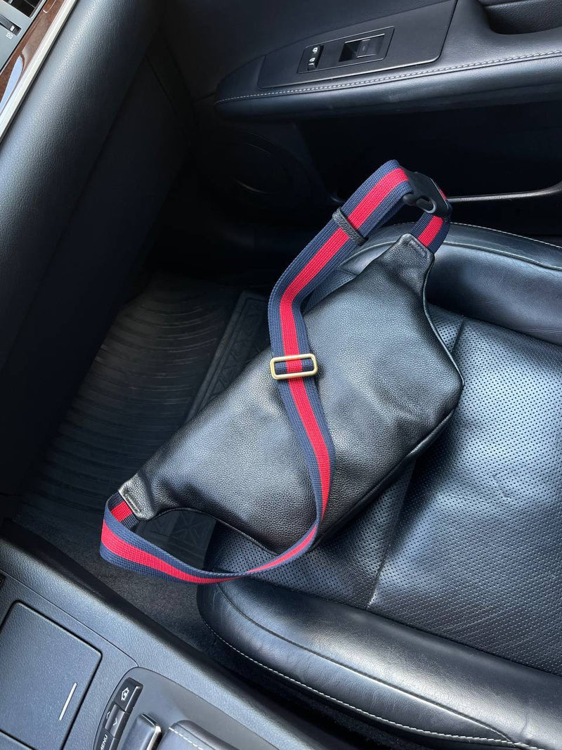 GG Supreme messenger bag men’s new black urban model