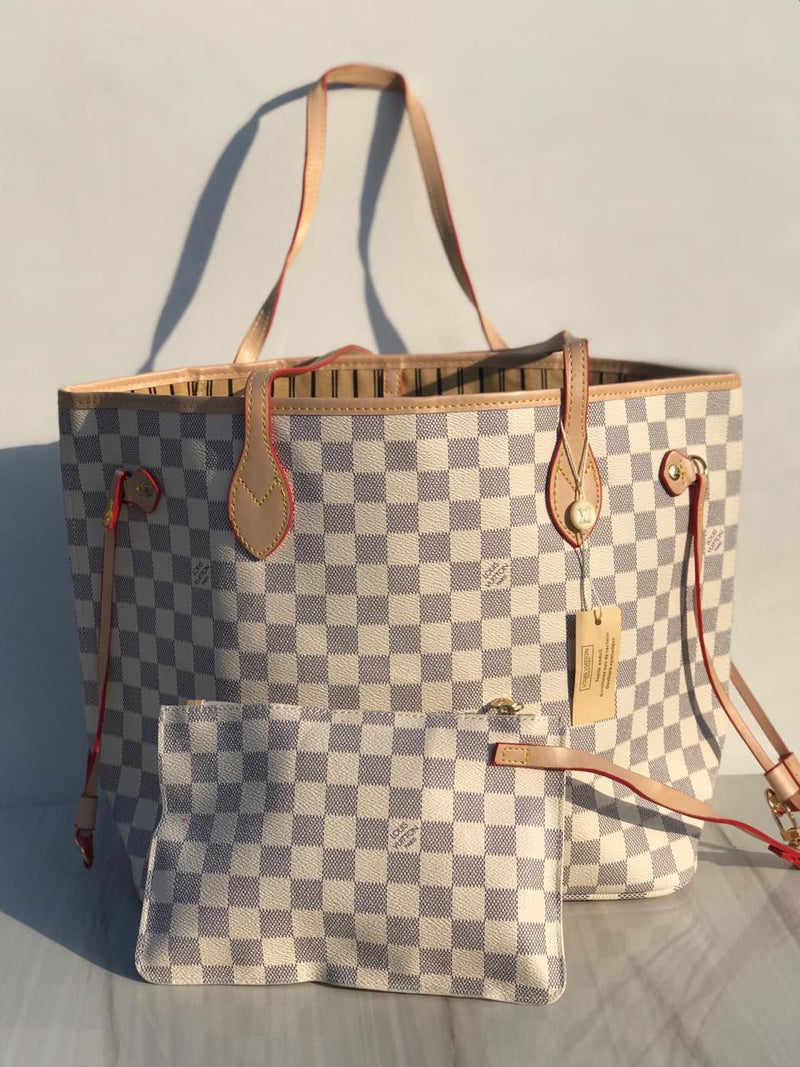 LV Neverfull GM Damier Azur Canvas women’s
