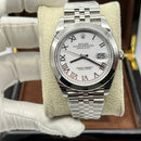 Best Replica Rolex Datejust smoothy with white dial romano