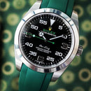 Rolex Ouester submariner with green strap