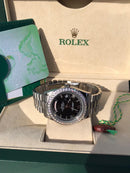 Rolex Daydate with black dial Iced Out