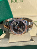 Rolex Datejust bicolor with Diamonds
