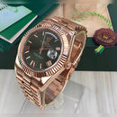 Rolex Daydate Rose&Gold with green dial