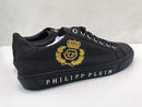 Best Replica Philipe Plein black color leather sneakers, Swiss