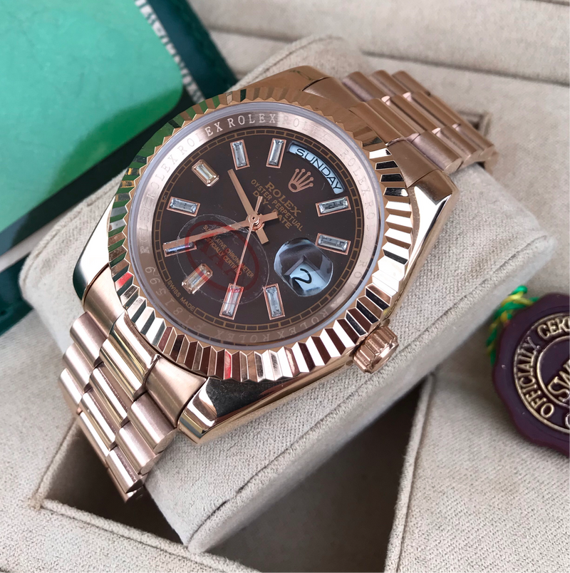 Rolex Daydate brown dial