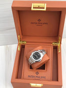 Patek Philippe Nautilus engraved Black diamonds