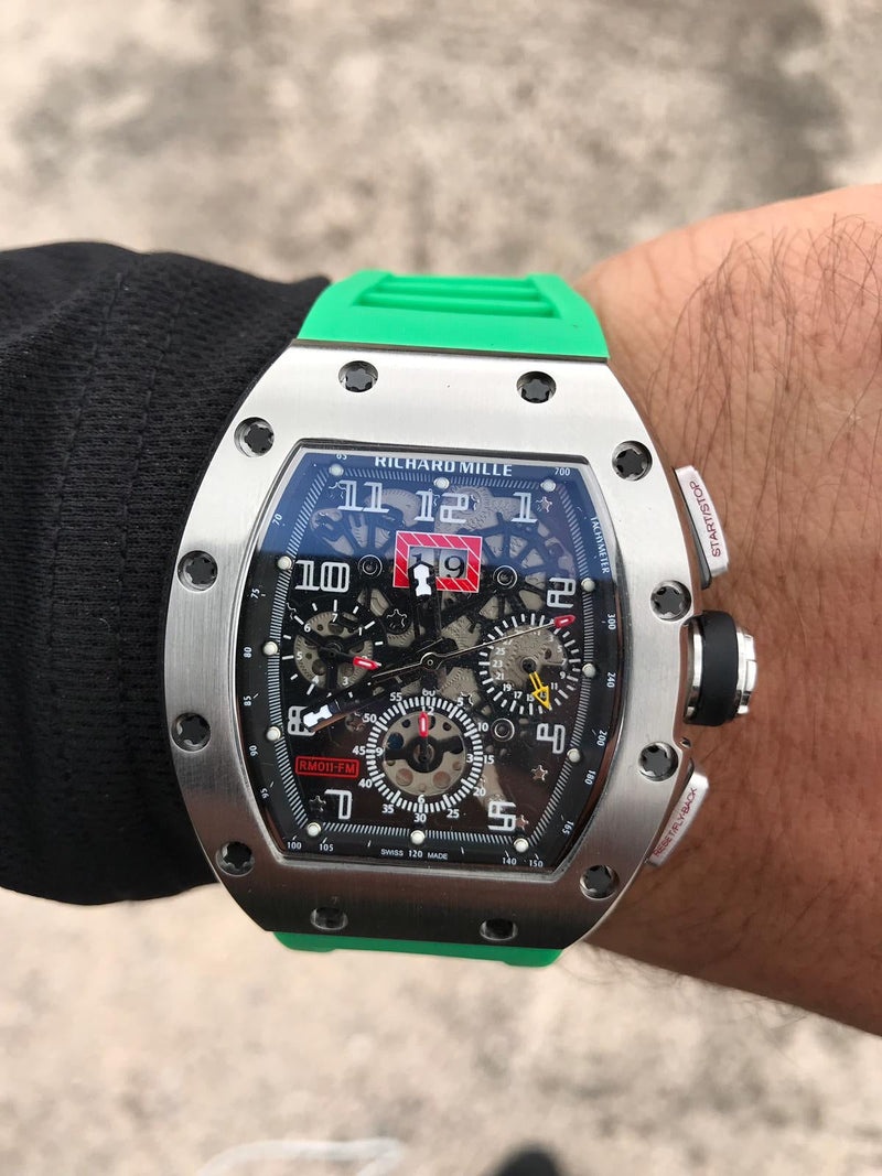Richard Mille 011 Chronograph  on Green