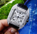 Cartier Santos 100 Diamanti Iced Out