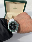 Best Replica Rolex Submariner Green hulk with white strap