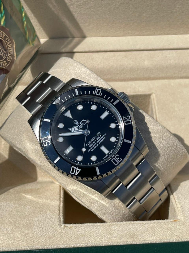 Rolex Submariner No Date Black Dial