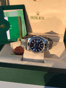 Rolex Datejust with blue dial