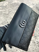 GG full black hand bag
