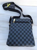 LV black shoulder bag L V