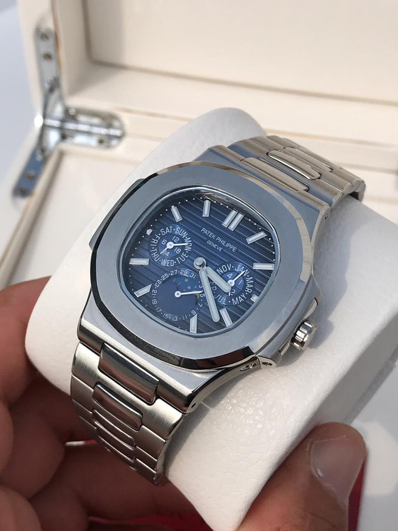 Patek Philippe Nautilus with blue dial