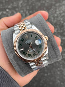 Best Replica Datejust bicolour rosegold Wimbledon model
