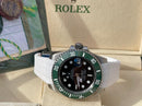 Best Replica Rolex Submariner Green hulk with white strap