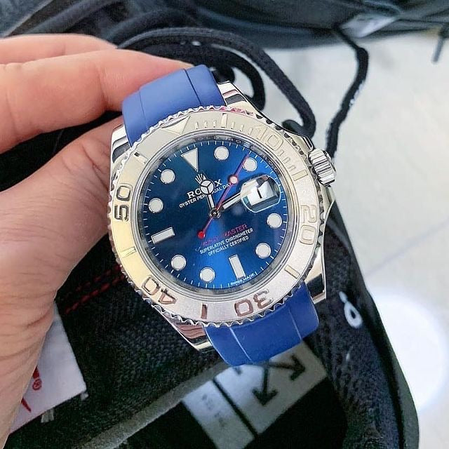 Rolex blue - red GMT master II with blue strap