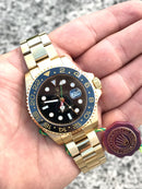 Rolex GMT Master ll Gold & black dial