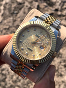 Rolex Datejust bicolour with Diamonds