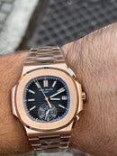 Best Replica Patek Philippe Nautilius Brown with black field thin case Super clone (with orders)