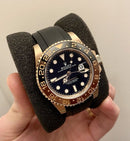 Rolex  GMT master II rosegold with black strap