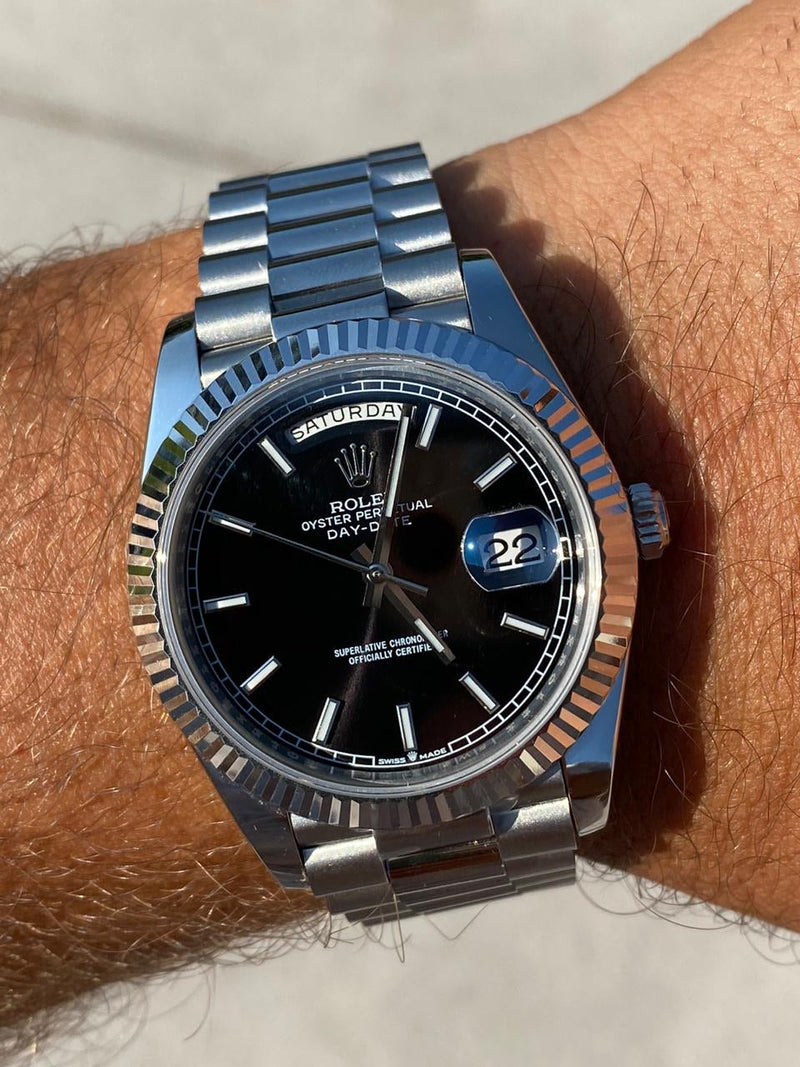 Rolex Daydate Silver 3255 1:1 Doublete ETÁ