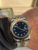 Rolex Datejust bicolor black dial