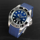 Rolex blue submariner with blue strap