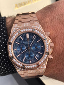 Audemars Piguet Royal Oak Blue Iced Out
