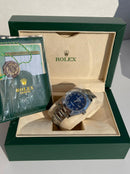 Best Replica Rolex Datejust new updated romano with blue dial