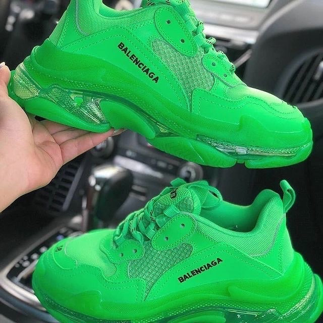 Best Replica Green hulk Balenciaga sneakers triple s