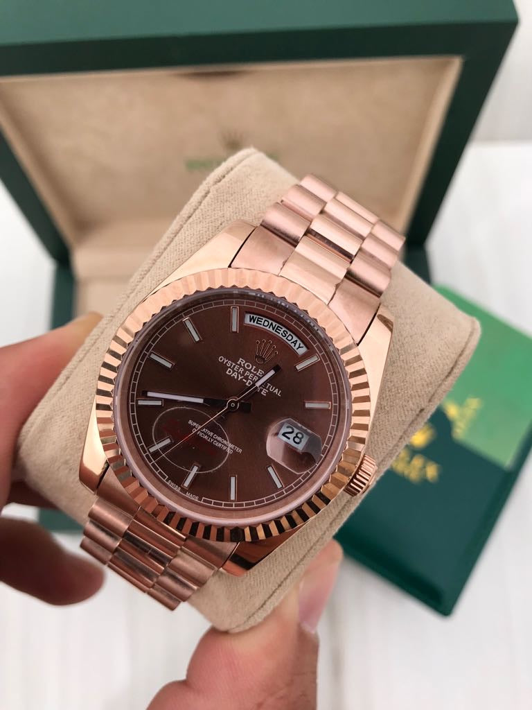 Rolex Daydate brown dial