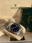 Rolex Datejust bicolor black dial
