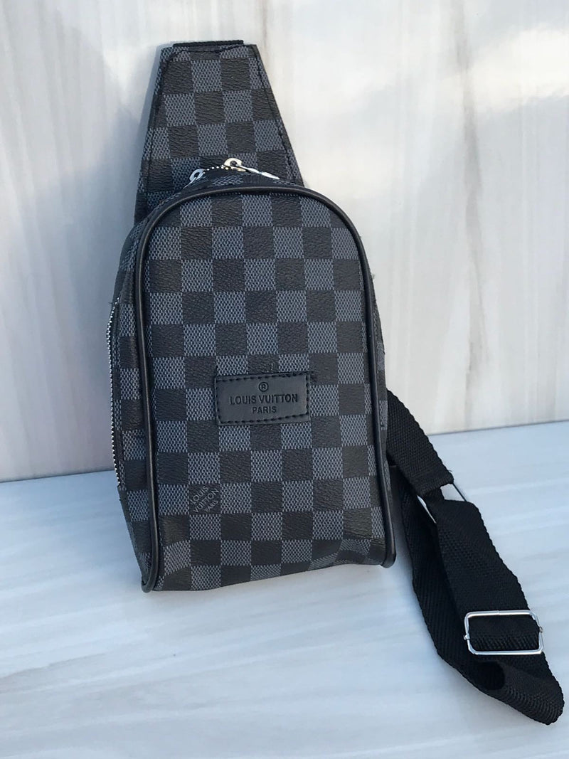 LV black shoulder bag