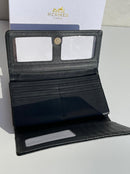Hermes new trendy black leather model women’s wallet