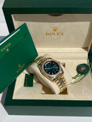 Rolex Day date green/hulk dial with diamonds 36 mm Iced Out