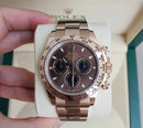 Best Replica  Rolex Daytona black / rose Gold