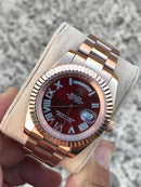 Rolex Daydate with romano jewels
