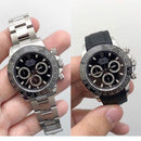 Rolex Black Daytona with black strap