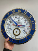 Yacht Master II gold/white wall clock