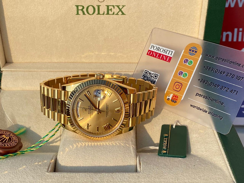 Rolex Daydate Gold 3255 1:1 Doublete ETÁ