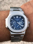 Patek Philippe Nautilus with blue dial