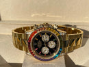 Rolex Gold Daytona Rainbow Iced Out new model