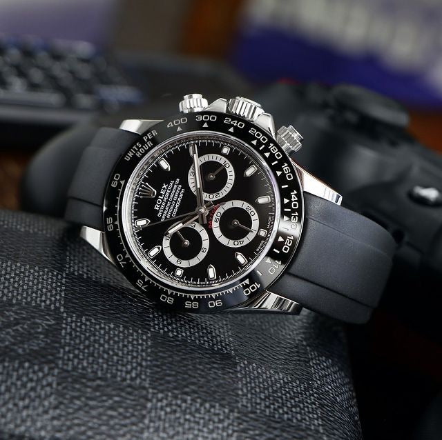 Rolex Black Daytona with black strap