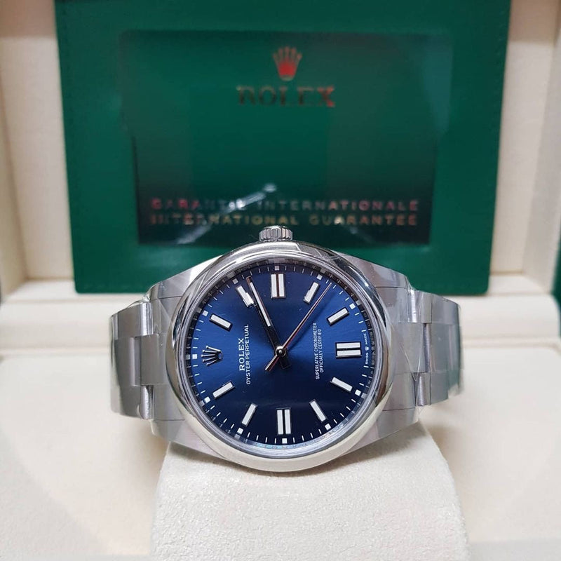 Best Replica Datejust blue dial 41 mm mirror